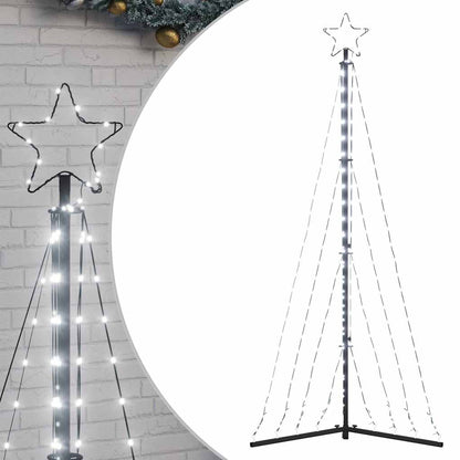 LED-kerstboom 339 LEDs koud wit 182 cm