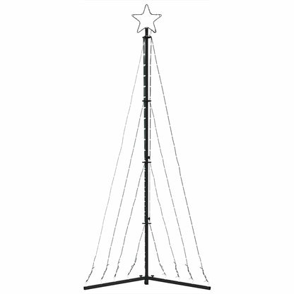 LED-kerstboom 339 LEDs koud wit 182 cm
