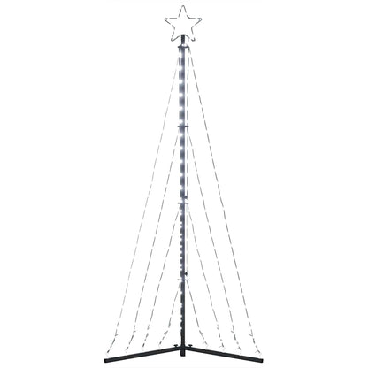 LED-kerstboom 339 LEDs koud wit 182 cm