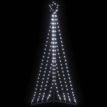 LED-kerstboom 339 LEDs koud wit 182 cm