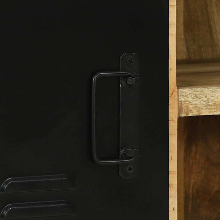 Bank Kast Bruin 100 X 35 X 50 Cm Massief Mangohout