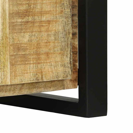 Bank Kast Bruin 100 X 35 X 50 Cm Massief Mangohout