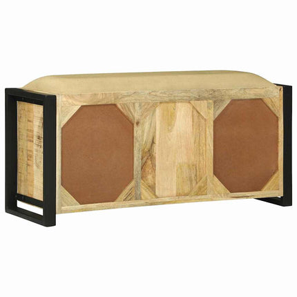 Bank Kast Bruin 100 X 35 X 50 Cm Massief Mangohout