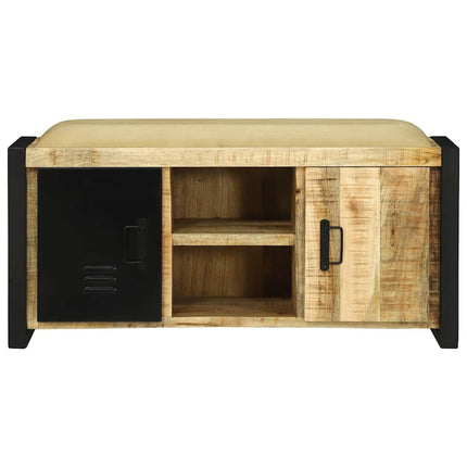Bank Kast Bruin 100 X 35 X 50 Cm Massief Mangohout
