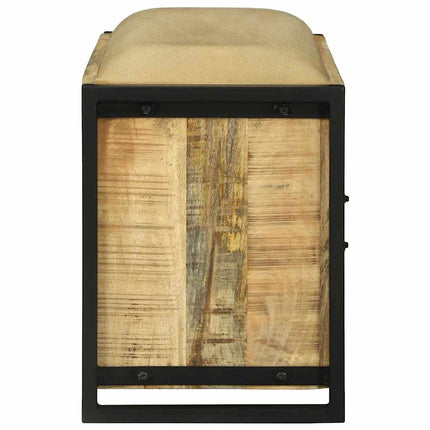 Bank Kast Bruin 100 X 35 X 50 Cm Massief Mangohout