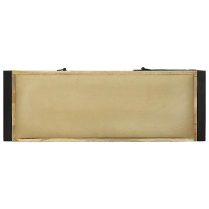 Bank Kast Bruin 100 X 35 X 50 Cm Massief Mangohout