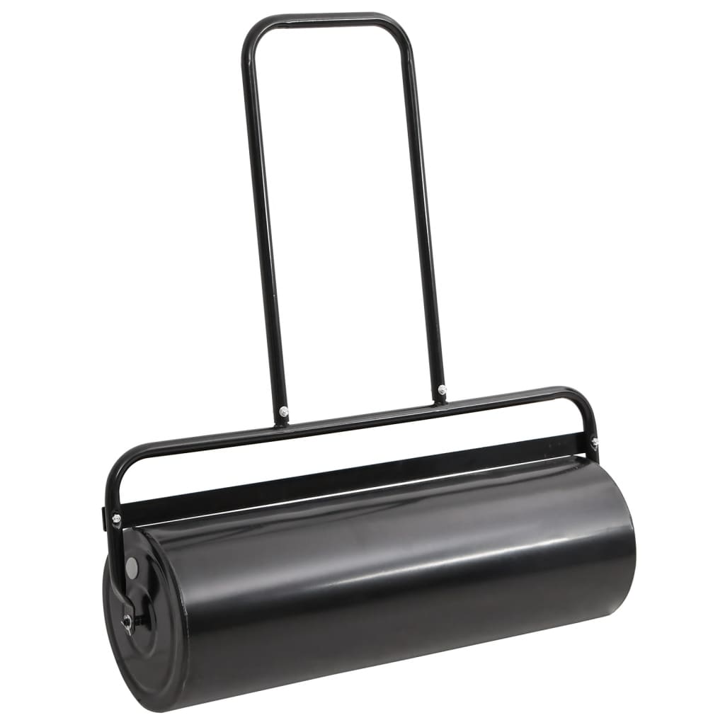 Gazonroller Trekbaar Met Beluchtingsklemmen 63 L Ijzer En Staal Zwart