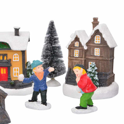 Kerst Tafeldecoratie 24 St Hars, Kunststof Multikleur