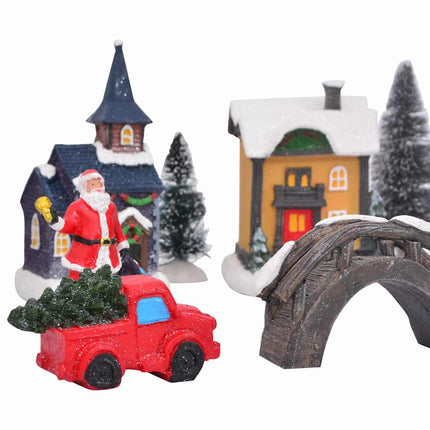 Kerst Tafeldecoratie 24 St Hars, Kunststof Multikleur