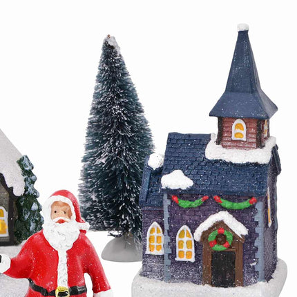 Kerst Tafeldecoratie 24 St Hars, Kunststof Multikleur