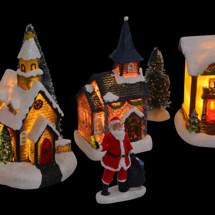Kerst Tafeldecoratie 24 St Hars, Kunststof Multikleur