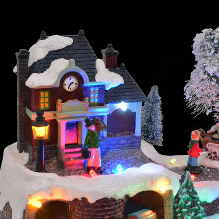 Kerst Tafelopstelling Multikleur 23,5 X 16 X 18,5 Cm Kunststof