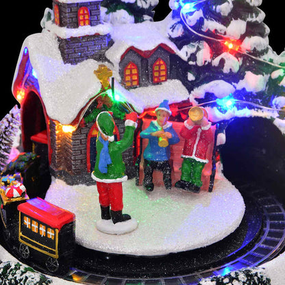 Kerst Tafelopstelling Multikleur 16 x 16 x 19 cm Kunststof