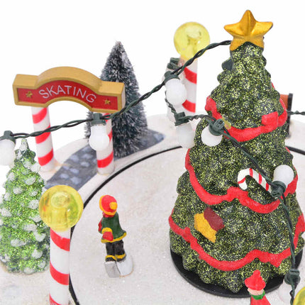 Kerstdorp Decoratie 22 X 21,5 X 17 Cm Kunststof Meerkleurig