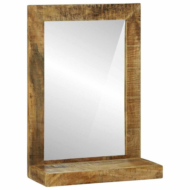 Badkamer Spiegel Bruin 50 X 22 X 70 Cm Massief Mango Hout