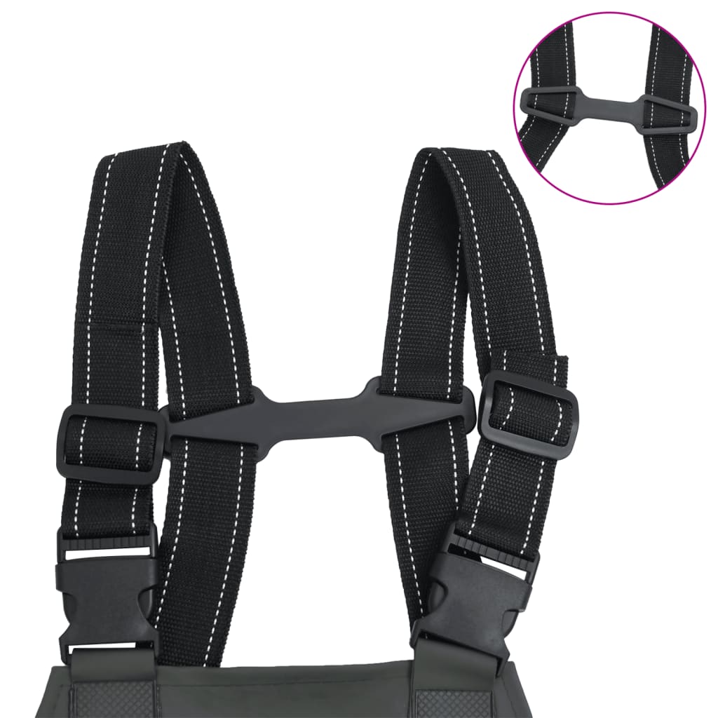 Waadpak met laarzen maat 39 donkergroen