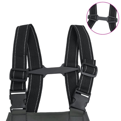 Waadpak met laarzen maat 39 donkergroen