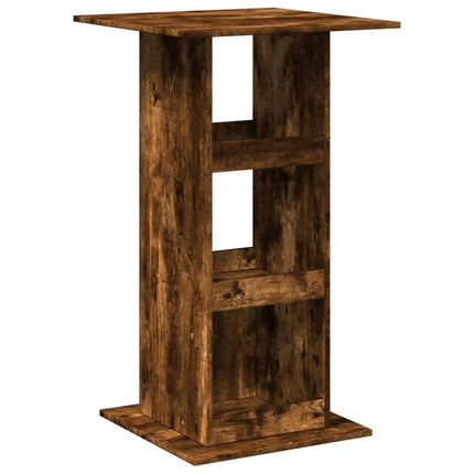 Bartafel Met Opbergruimte 60X60X102 Cm Hout Kleur