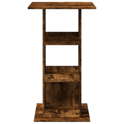 Bartafel Met Opbergruimte 60X60X102 Cm Hout Kleur