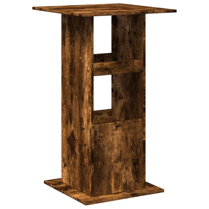 Bartafel Met Opbergruimte 60X60X102 Cm Hout Kleur