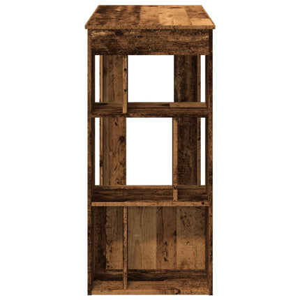 Bartafel Met Rekken 102X50X103,5 Cm Bewerkt Hout Kleur