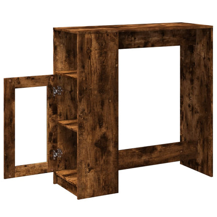 Bartafel Met Rekken 101X40X103,5 Cm Bewerkt Hout