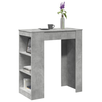 Bartafel Met Rekken 95X47X103,5 Cm Bewerkt Hout