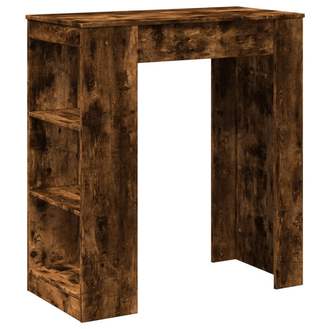 Bartafel Met Rekken 95X47X103,5 Cm Bewerkt Hout