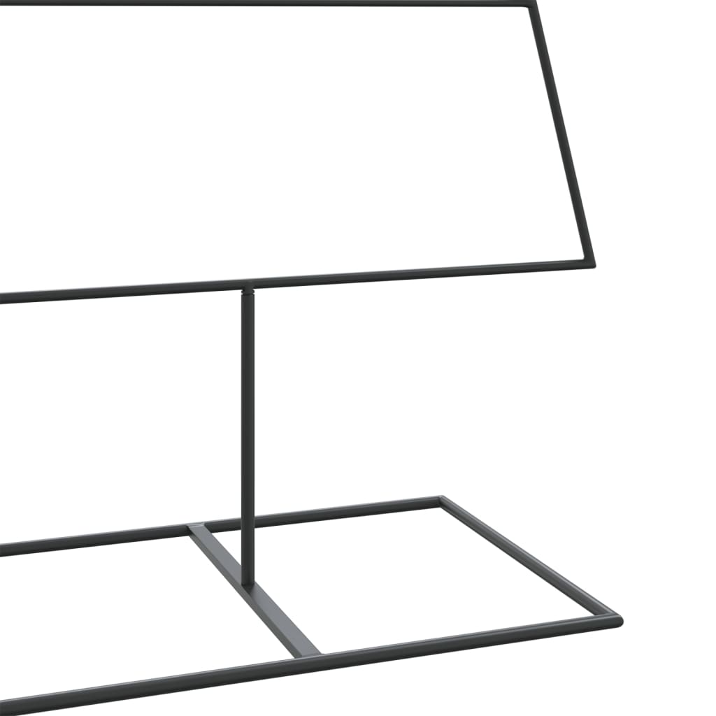 Kerstdecoratie kerstboom 180 cm metaal zwart