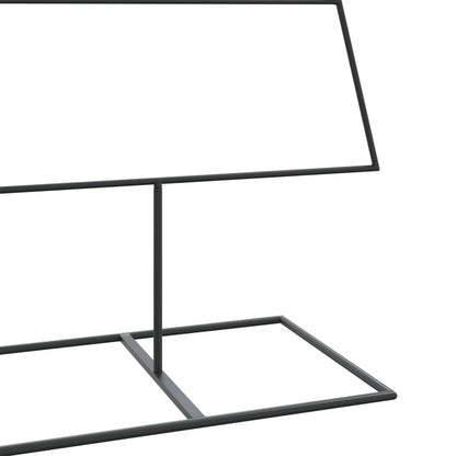 Kerstdecoratie kerstboom 180 cm metaal zwart