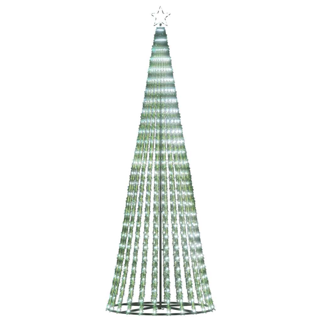 LED-kerstboom 475 LEDs koud wit 247 cm