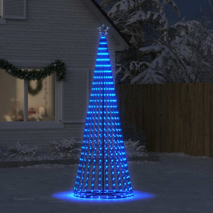 LED-kerstboom 475 LEDs 247 cm blauw