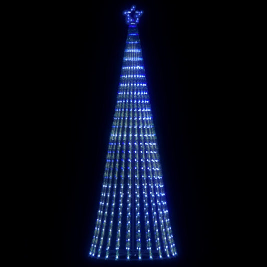 LED-kerstboom 475 LEDs 247 cm blauw