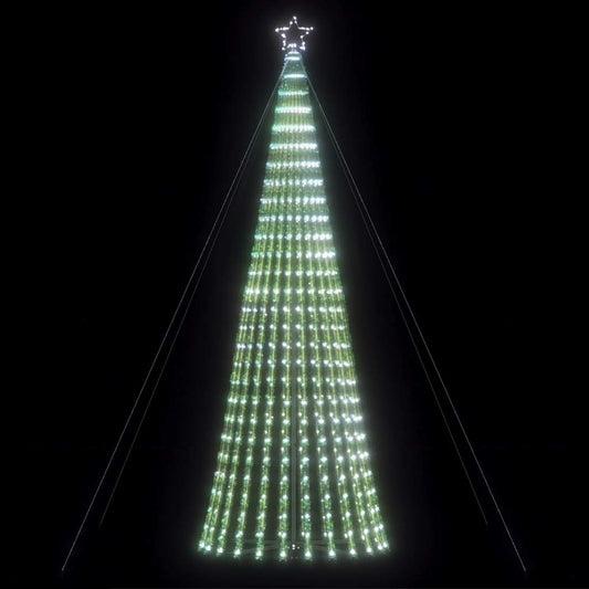 LED-kerstboom 1028 LEDs koud wit 403 cm