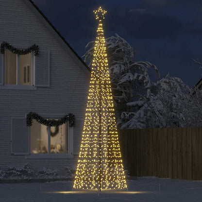 LED-kerstboom met spikes 1534 LEDs warm wit 500 cm
