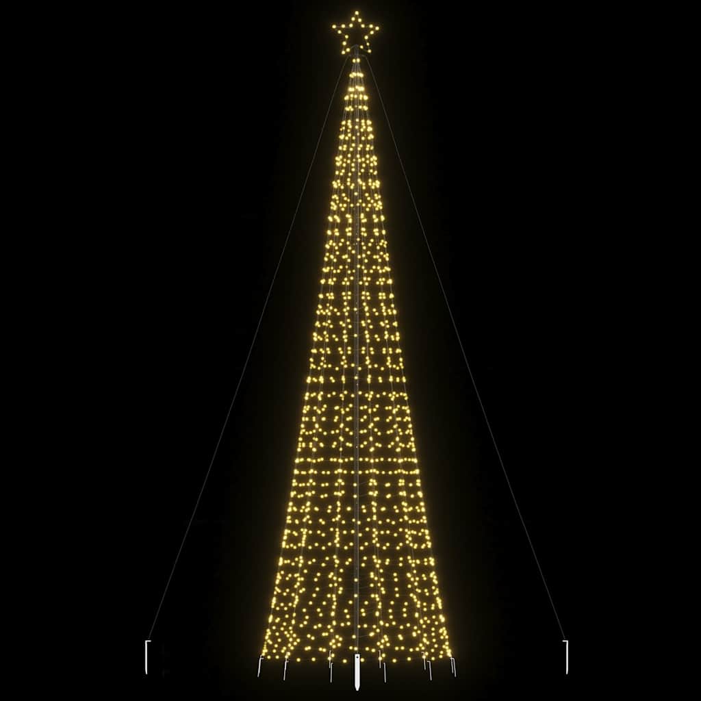 LED-kerstboom met spikes 1534 LEDs warm wit 500 cm