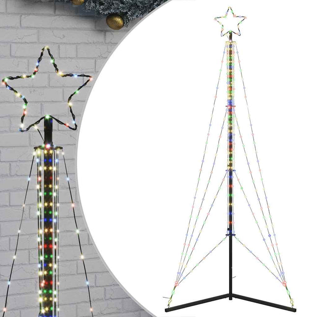 Led-Kerstboom 483 Leds Kleurrijk 240 Cm Koudwit