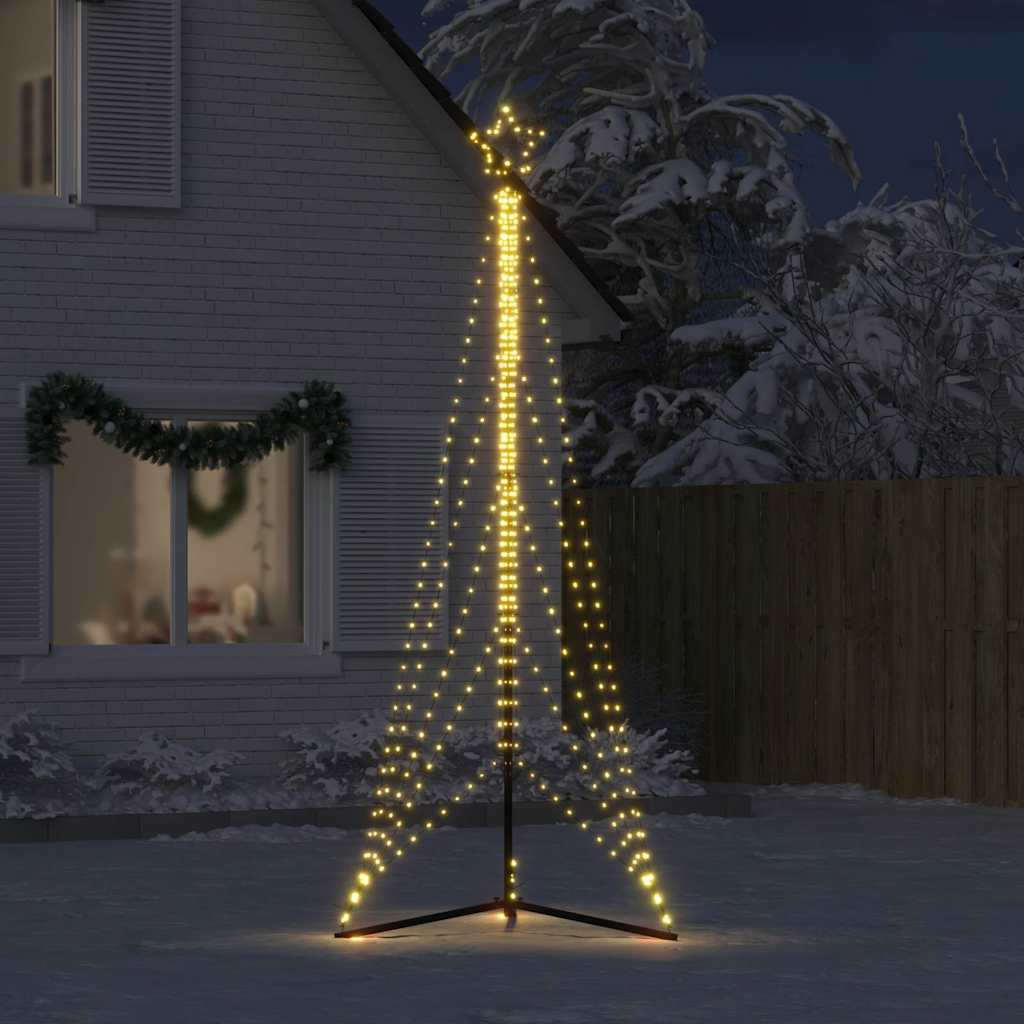 LED-kerstboom 525 LEDs warm wit 302 cm