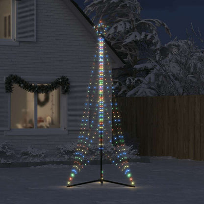 LED-kerstboom 525 LEDs kleurrijk 302 cm