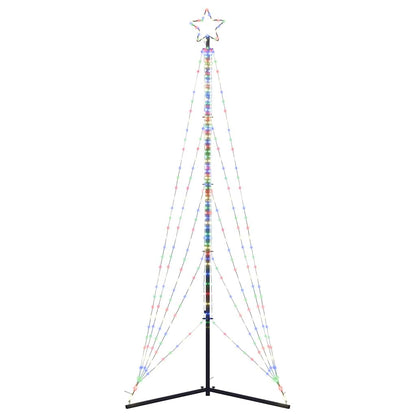 LED-kerstboom 525 LEDs kleurrijk 302 cm