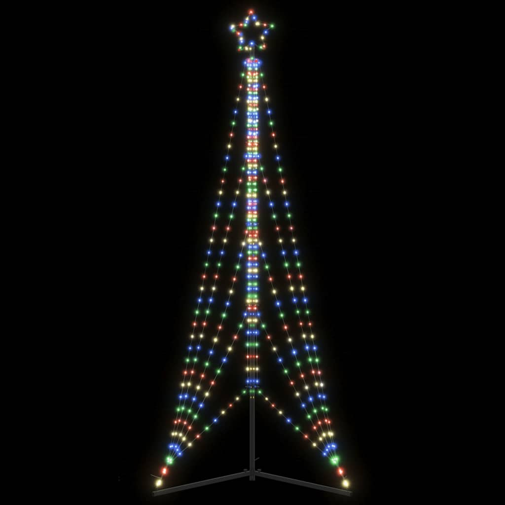 LED-kerstboom 525 LEDs kleurrijk 302 cm