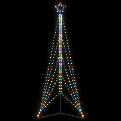 LED-kerstboom 525 LEDs kleurrijk 302 cm