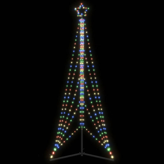 LED-kerstboom 525 LEDs kleurrijk 302 cm