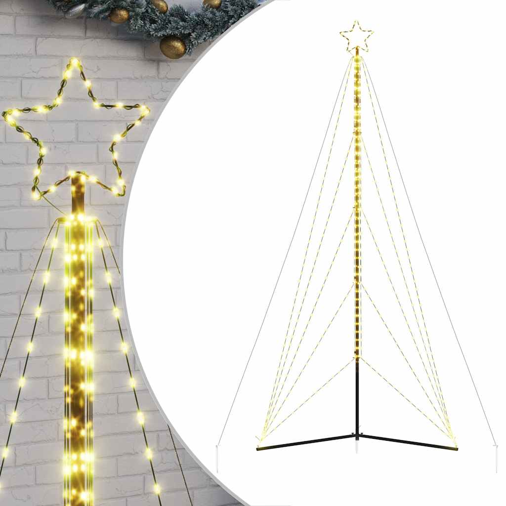 LED-kerstboom 615 LEDs warm wit 404,5 cm