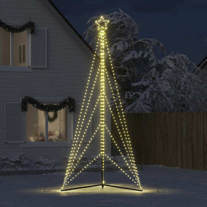 LED-kerstboom 615 LEDs warm wit 404,5 cm