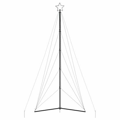 LED-kerstboom 615 LEDs koud wit 404,5 cm