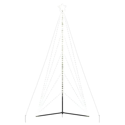 LED-kerstboom 615 LEDs koud wit 404,5 cm