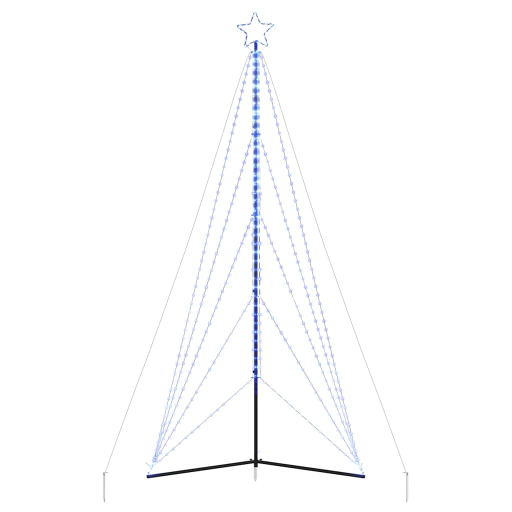 LED-kerstboom 615 LEDs 404,5 cm blauw