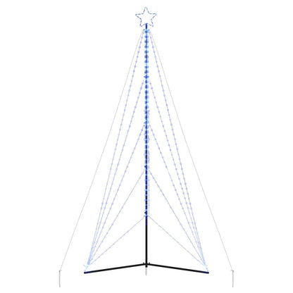 LED-kerstboom 615 LEDs 404,5 cm blauw