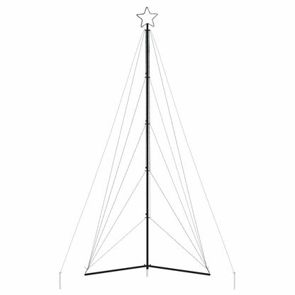 LED-kerstboom 615 LEDs kleurrijk 404,5 cm